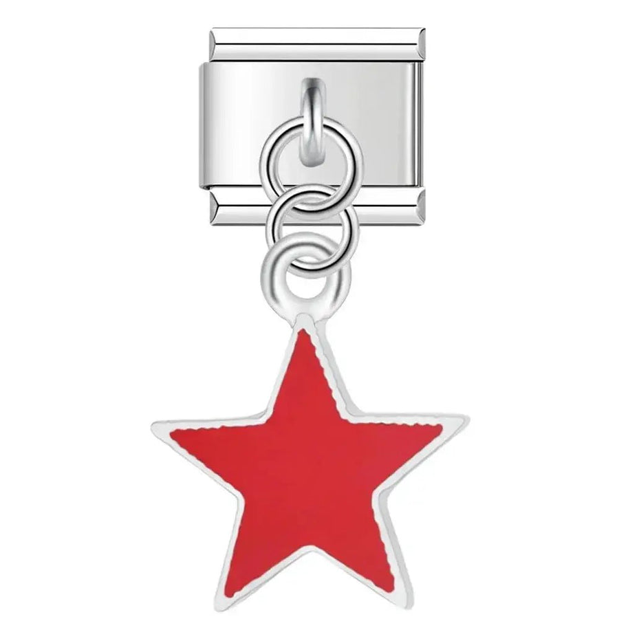 Pendentif Étoile Rouge