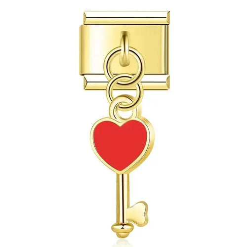 charm-italian_Clef-Love-Rougepour-bracelet_-Charmsy-10818186 - La Maison Velori