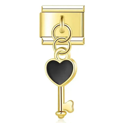 charm-italian_Clef-Love-noirepour-bracelet_-Charmsy-10818261 - La Maison Velori