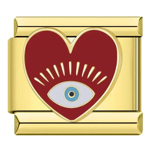 charm-italian_Coeur-OEil-Rougepour-bracelet_-Charmsy-137355249 - La Maison Velori