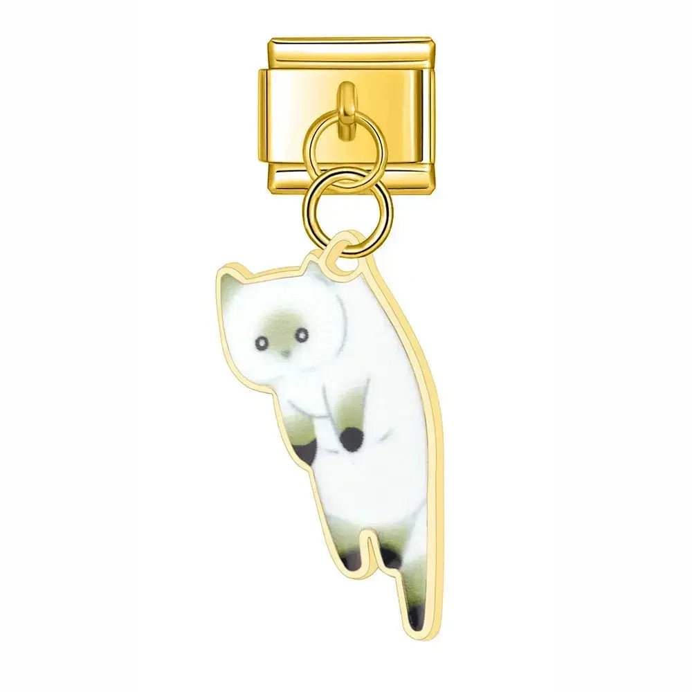 charm-italian_Pendentif-Chat-Blancpour-bracelet_-Charmsy-10820098 - La Maison Velori